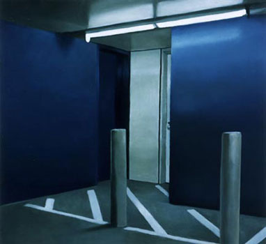 Untitled (Doors, Machine Room & Stairs (Blue Level))